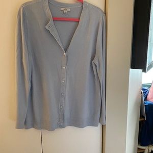 Light Blue Button up Cardigan